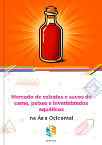 Mercado de extratos e sucos de carne, peixes e invertebrados aquáticos na Ásia Ocidental