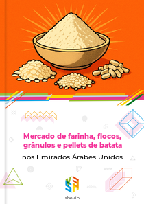Mercado de farinha, flocos, grânulos e pellets de batata nos Emirados Árabes Unidos