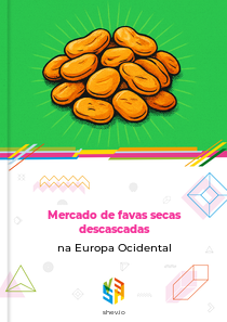 Mercado de favas secas descascadas na Europa Ocidental