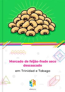 Mercado de feijão-frade seco descascado em Trinidad e Tobago