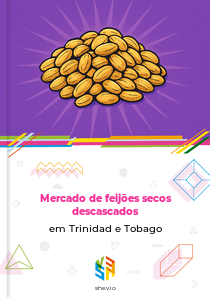 Mercado de feijões secos descascados em Trinidad e Tobago