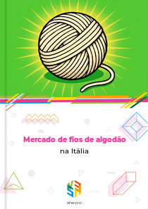 Mercado de fios de algodão na Itália