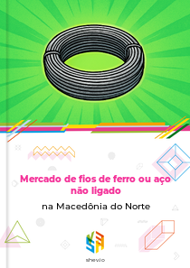 Mercado de fios de ferro ou aço não ligado na Macedônia do Norte