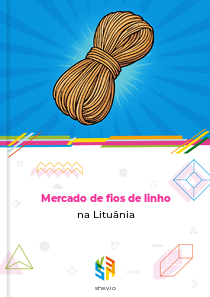 Mercado de fios de linho na Lituânia