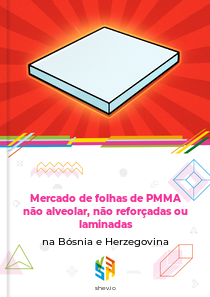 Mercado de folhas de PMMA não alveolar, não reforçadas ou laminadas na Bósnia e Herzegovina