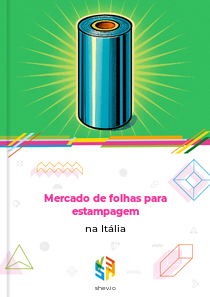 Mercado de folhas para estampagem na Itália