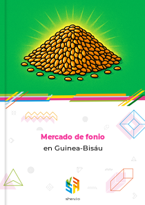 Mercado de fonio en Guinea-Bisáu