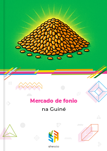 Mercado de fonio na Guiné