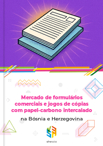Mercado de formulários comerciais e jogos de cópias com papel-carbono intercalado na Bósnia e Herzegovina