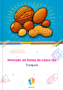 Mercado de frutas de casca rija Turquia
