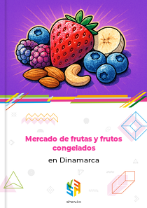 Mercado de frutas y frutos congelados en Dinamarca