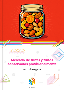 Mercado de frutas y frutos conservados provisionalmente en Hungría