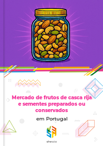 Mercado de frutos de casca rija e sementes preparados ou conservados em Portugal