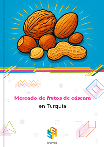 Mercado de frutos de cáscara en Turquía