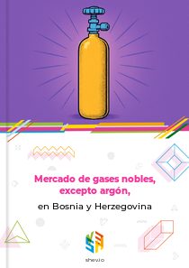 Mercado de gases nobles, excepto argón, en Bosnia y Herzegovina