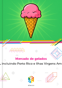 Mercado de gelados em EUA, incluindo Porto Rico e Ilhas Virgens Americanas