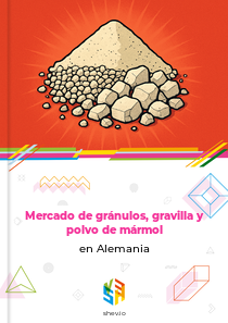 Mercado de gránulos, gravilla y polvo de mármol en Alemania