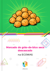Mercado de grão-de-bico seco descascado na ECOWAS