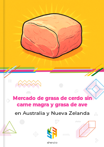 Mercado de grasa de cerdo sin carne magra y grasa de ave en Australia y Nueva Zelanda
