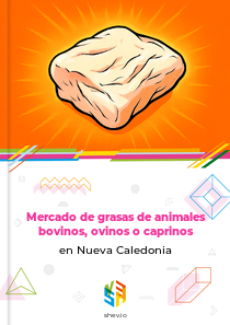 Mercado de grasas de animales bovinos, ovinos o caprinos en Nueva Caledonia