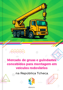 Mercado de gruas e guindastes concebidos para montagem em veículos rodoviários na República Tcheca