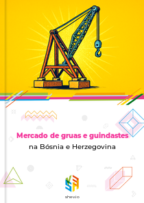 Mercado de gruas e guindastes na Bósnia e Herzegovina