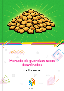 Mercado de guandúes secos desvainados en Comoras