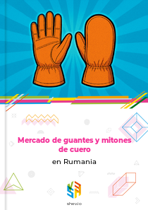 Mercado de guantes y mitones de cuero en Rumania
