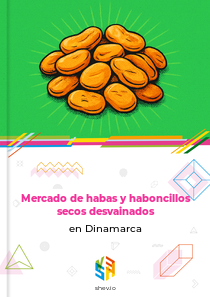 Mercado de habas y haboncillos secos desvainados en Dinamarca