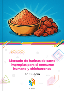 Mercado de harinas de carne impropias para el consumo humano y chicharrones en Suecia