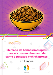 Mercado de harinas impropias para el consumo humano de carne o pescado y chicharrones en España