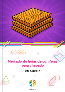 Mercado de hojas de coníferas para chapado en Suecia