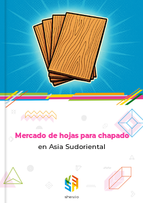 Mercado de hojas para chapado en Asia Sudoriental
