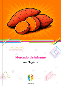 Mercado de inhame na Nigéria