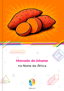 Mercado de inhame no Norte da África