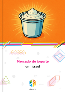 Mercado de iogurte em Israel