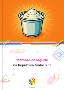 Mercado de iogurte na República Árabe Síria