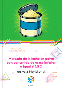 Mercado de la leche en polvo con contenido de grasa inferior o igual al 1,5 % en Asia Meridional