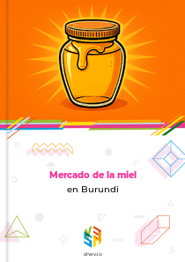 Mercado de la miel en Burundi