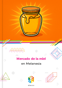 Mercado de la miel en Melanesia