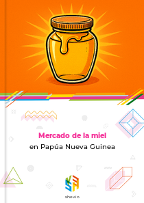 Mercado de la miel en Papúa Nueva Guinea