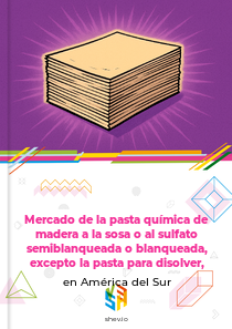 Mercado de la pasta química de madera a la sosa o al sulfato semiblanqueada o blanqueada, excepto la pasta para disolver, en América del Sur