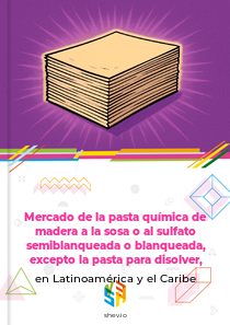 Mercado de la pasta química de madera a la sosa o al sulfato semiblanqueada o blanqueada, excepto la pasta para disolver, en Latinoamérica y el Caribe