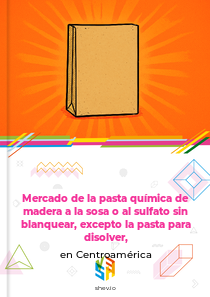 Mercado de la pasta química de madera a la sosa o al sulfato sin blanquear, excepto la pasta para disolver, en Centroamérica
