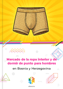 Mercado de la ropa interior y de dormir de punto para hombres en Bosnia y Herzegovina