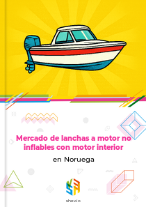 Mercado de lanchas a motor no inflables con motor interior en Noruega