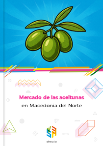 Mercado de las aceitunas en Macedonia del Norte