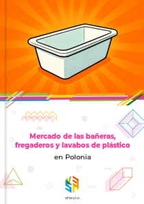 Mercado de las bañeras, fregaderos y lavabos de plástico en Polonia