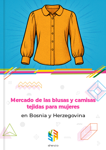 Mercado de las blusas y camisas tejidas para mujeres en Bosnia y Herzegovina