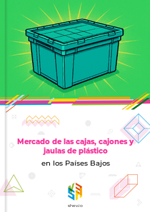 Mercado de las cajas, cajones y jaulas de plástico en los Países Bajos